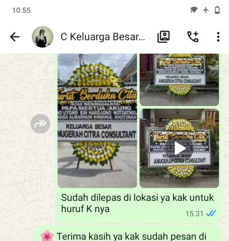 Pengiriman Papan Bunga Duka Hotel Mulia Senayan