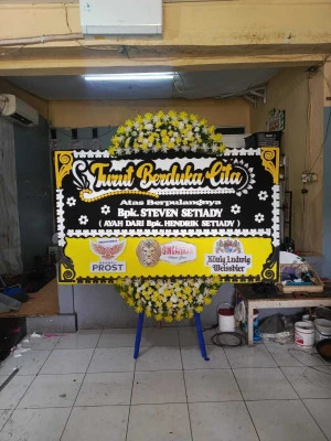 Papan Bunga di Hotel Mulia Senayan