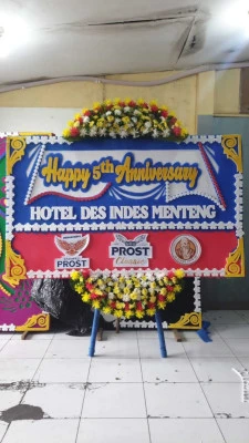 Papan Bunga di Hotel Mulia Senayan